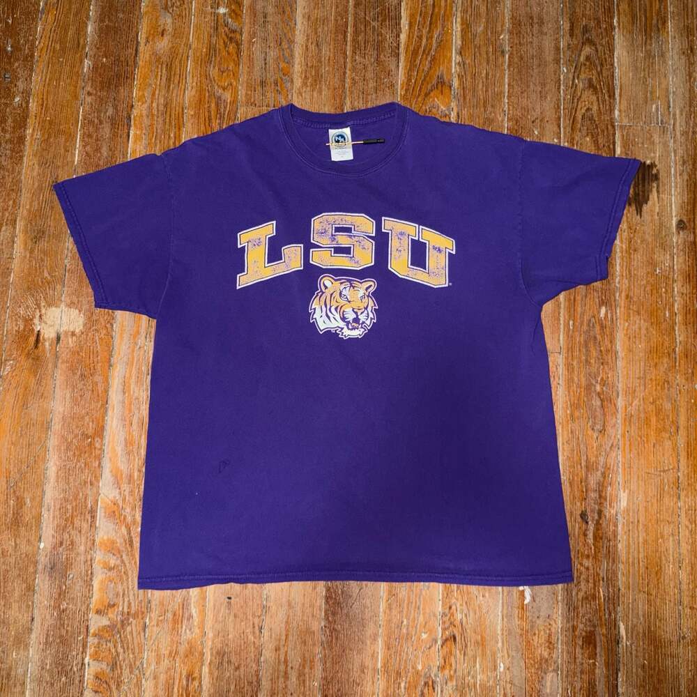 New Agenda by Perrin LSU Tigers Graphic T-Shirt Purple